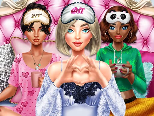BFFs Luxury Loungewear game screenshot - girls - Free online game