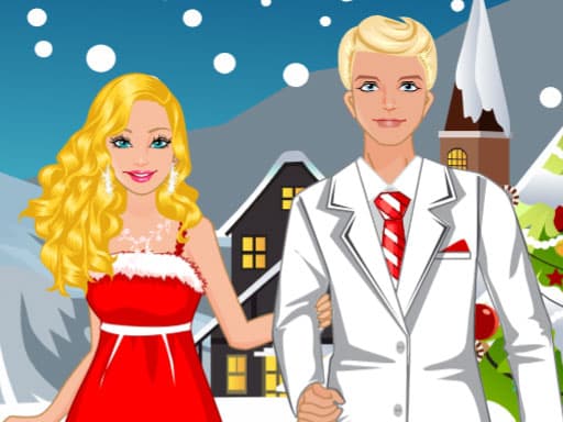 Barbie Christmas Dating游戏截图 - girls - 免费在线游戏