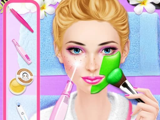 Fashion Girl Spa Day game screenshot - girls - Free online game