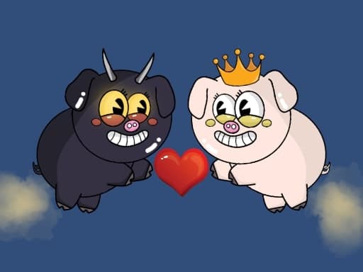 Meme Piggy: Adventure game screenshot - hypercasual - Free online game
