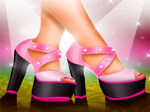 Shoe Fashion Designer game screenshot - girls - Free online game