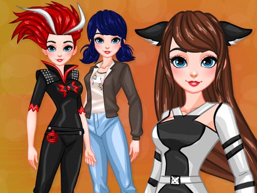 Captura de pantalla del juego Dotted Girl New Era - girls - Juego gratuito en línea