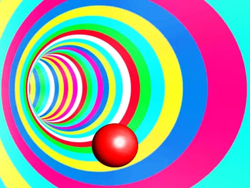 Color Tunnel Ball游戏截图 - arcade - 免费在线游戏