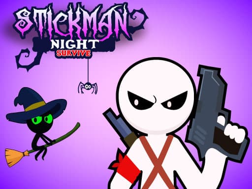 Stickman Night Survive游戏截图 - hypercasual - 免费在线游戏