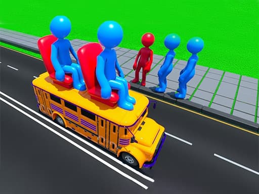 Captura de pantalla del juego City Bus Passenger Picking Game - adventure - Juego gratuito en línea