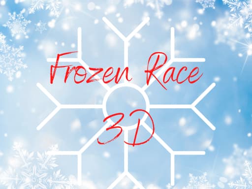 Frozen Race 3D game screenshot - clicker - Free online game