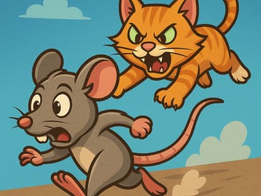 Captura de pantalla del juego Rat Purrsuit - adventure - Juego gratuito en línea