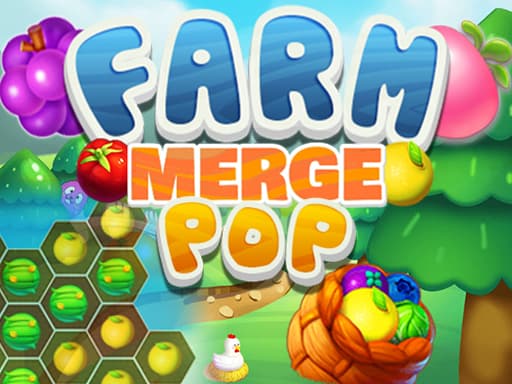 Captura de pantalla del juego Farm Merge Pop - puzzles - Juego gratuito en línea
