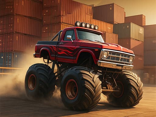 Captura de pantalla del juego Monster Truck Racing Game - racing - Juego gratuito en línea