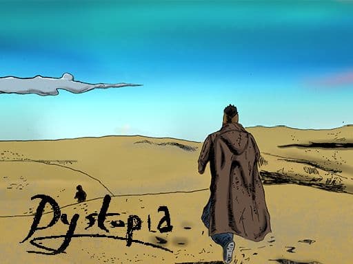 Captura de pantalla del juego Dystopia RPG - adventure - Juego gratuito en línea