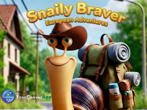 Snaily Braver (Europe Adventure) game screenshot - arcade - Free online game