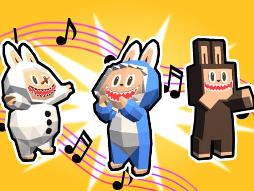 Musical Labubu: Make a Melody game screenshot - clicker - Free online game