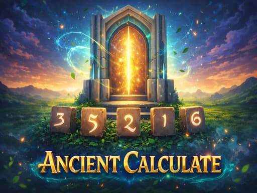 Ancient Caculate game screenshot - puzzles - Free online game