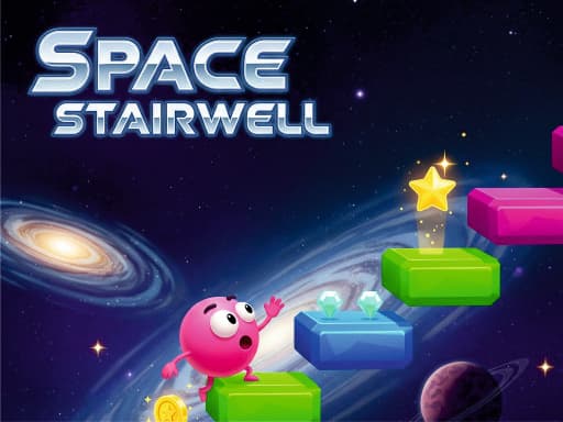 Space Stairwell game screenshot - arcade - Free online game