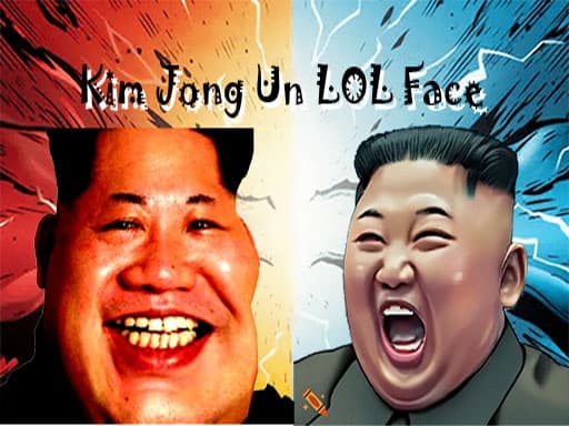Kim Jong Un LOL Face game screenshot - puzzles - Free online game