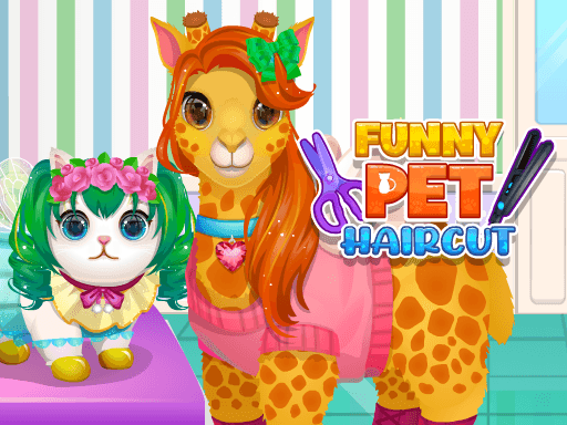 Funny Pet Haircut 2 game screenshot - hypercasual - Free online game