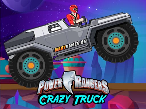Captura de pantalla del juego Power Rangers Crazy Truck - racing - Juego gratuito en línea