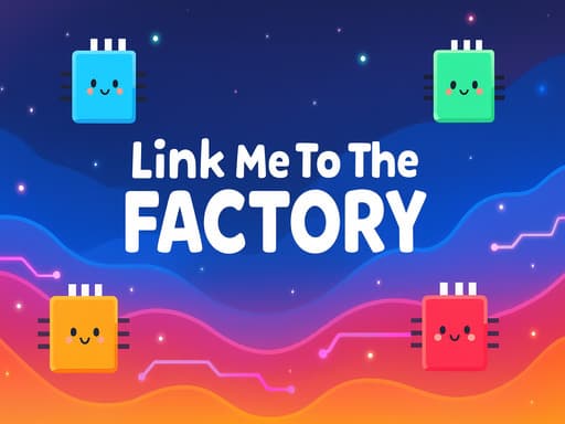 Captura de pantalla del juego Link Me To The Factory - puzzles - Juego gratuito en línea