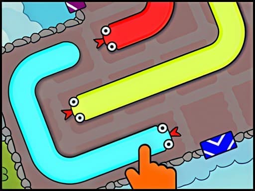 Slither Escape game screenshot - puzzles - Free online game