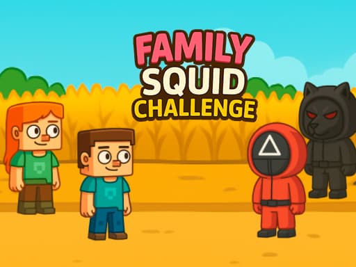 Family Squid Challenge game screenshot - arcade - Free online game