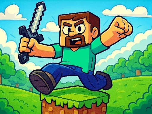 Minecraft Parkour Trials game screenshot - adventure - Free online game