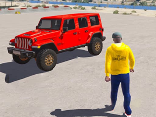 Captura de pantalla del juego OffRoad Jeep Driving Game - racing - Juego gratuito en línea