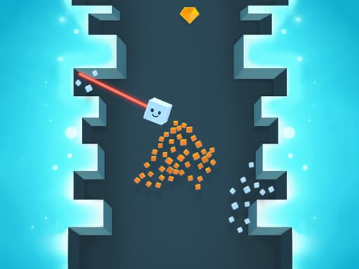 Blocky Hill Tower Game game screenshot - hypercasual - Free online game