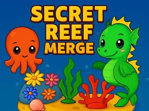 Captura de pantalla del juego Secret Reef Merge - puzzles - Juego gratuito en línea