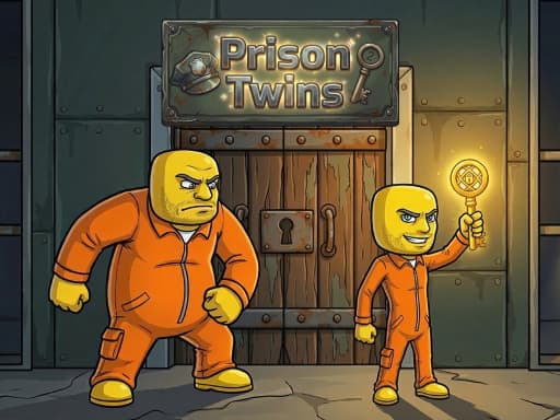 Prison Twins game screenshot - arcade - Free online game