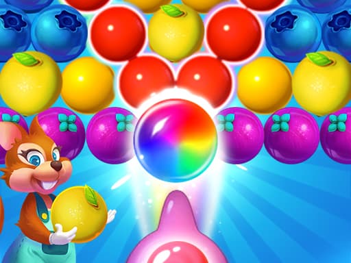 Captura de pantalla del juego Sweet Bubble Fruitz - puzzles - Juego gratuito en línea