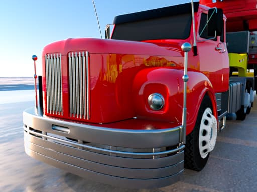 Euro Truck Driving Simulator game screenshot - racing - Free online game
