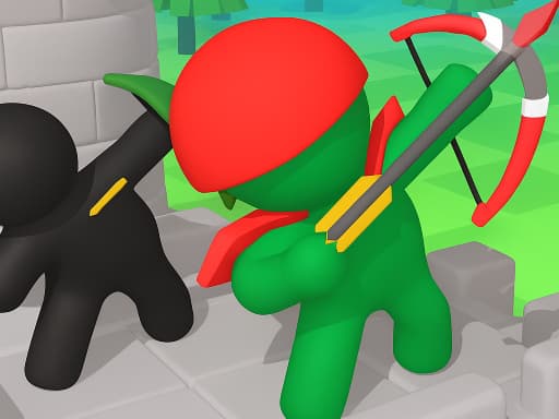 Merge Archers Bow and Arrow game screenshot - shooting - Free online game