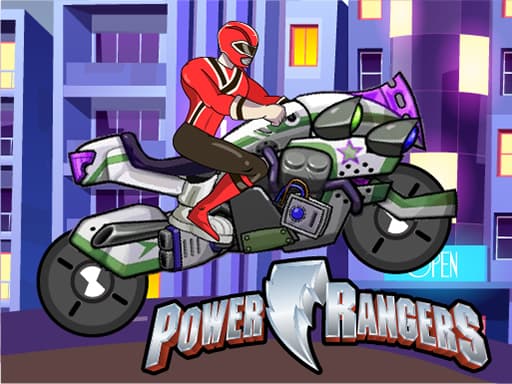 Captura de pantalla del juego Power Rangers Racerpunk - racing - Juego gratuito en línea