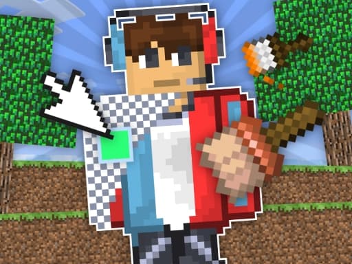 Draw a skin for Mineblock with physics game screenshot - hypercasual - Free online game