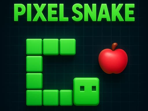 Pixel Snake game screenshot - arcade - Free online game