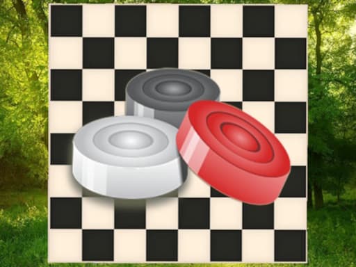 Classic Checkers: Forest game screenshot - puzzles - Free online game