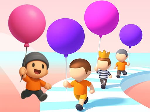 Balloon Heroes Run and Rise game screenshot - racing - Free online game