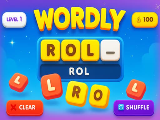 WORDLY game screenshot - puzzles - Free online game
