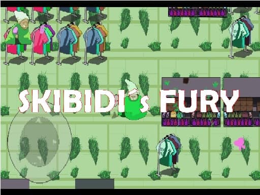 The Wizard Green Skibidis Fury game screenshot - adventure - Free online game