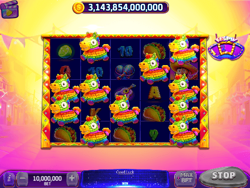 Pinata Fiesta Slots game screenshot - clicker - Free online game