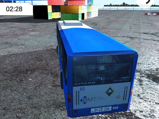 Bus Parking Unblocked game screenshot - action - Free online game
